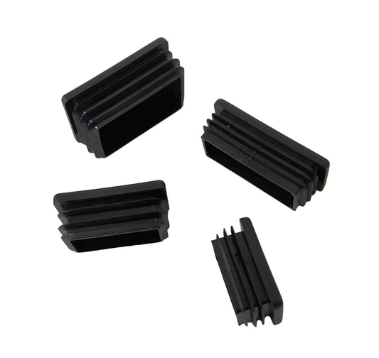 Lamellenstopfen Endkappe Abdeckkappe rechteckig Rohrstopfen Kappe Deckel Rohr