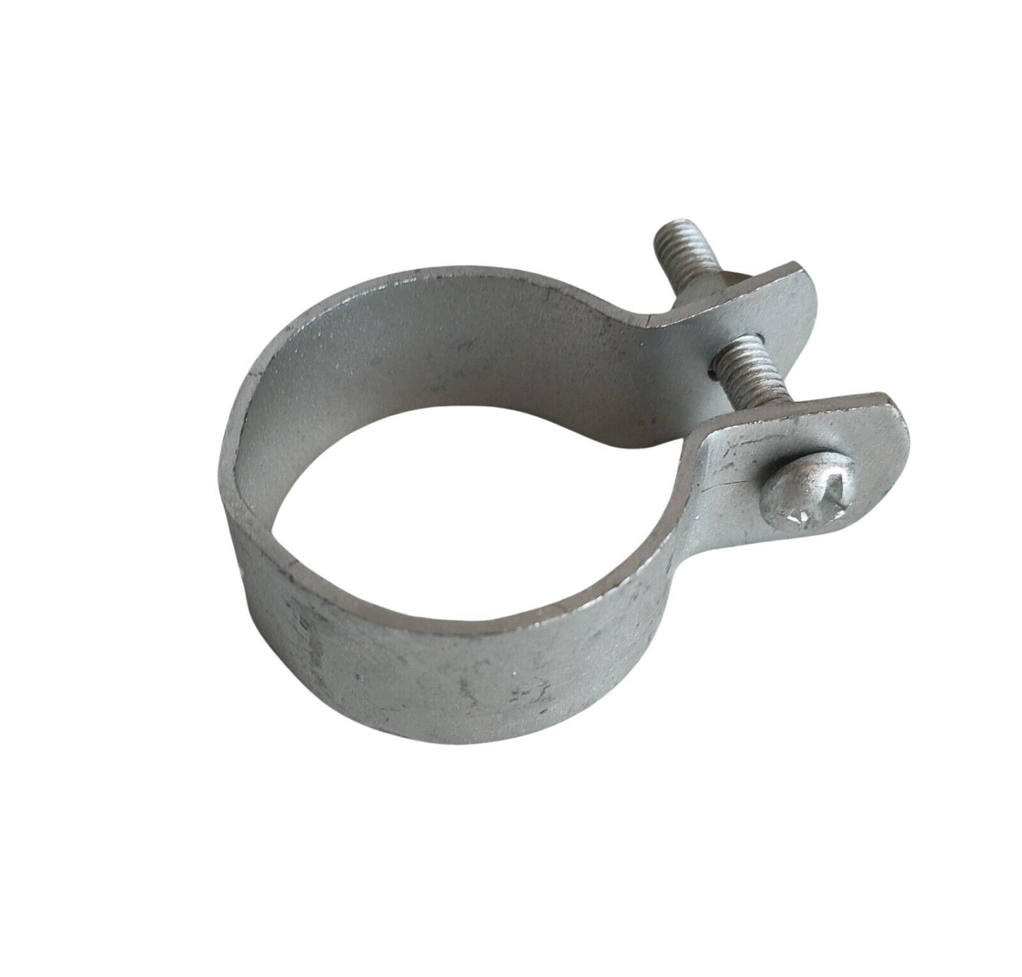 38mm Zaunschelle Pfostenschelle silber 2