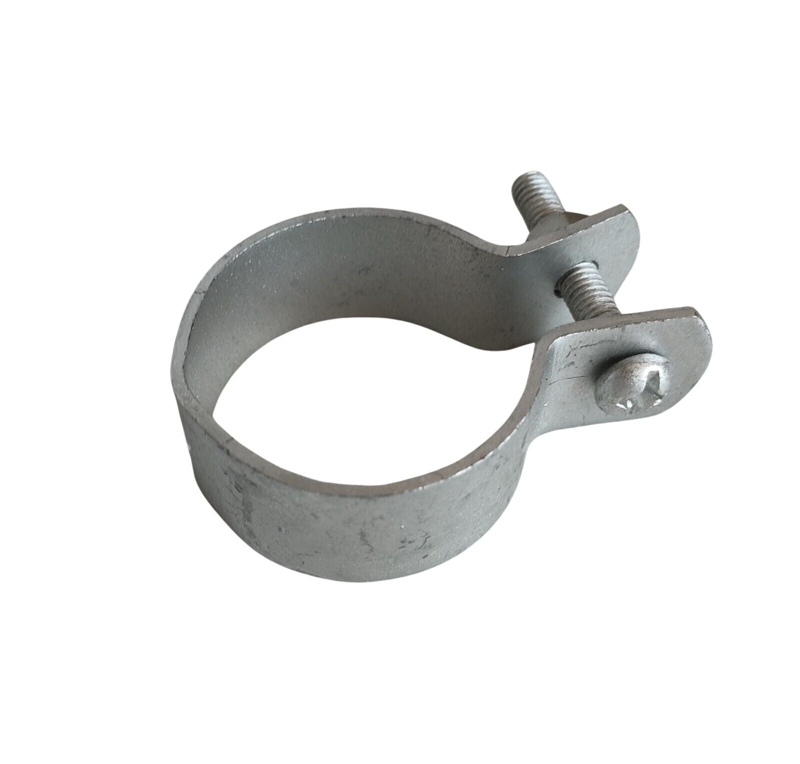 38mm Zaunschelle Pfostenschelle silber 2