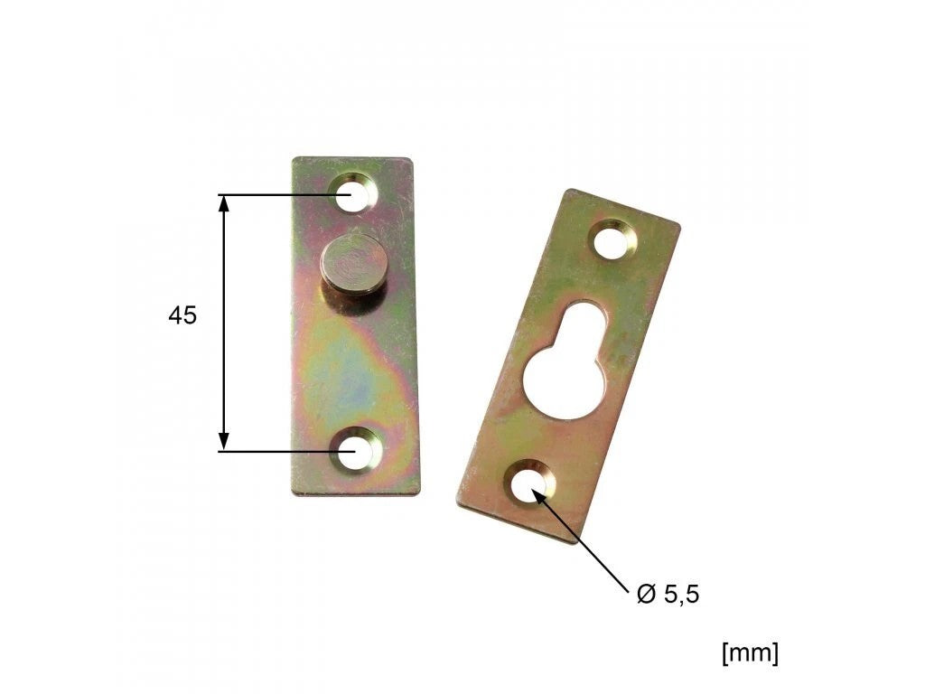 Universal Möbelverbinder Metallverbinder Bettverbinder Couchverbinder 6x2cm 4 Stück