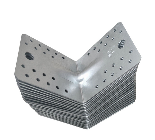 Schwerlast Winkelverbinder mit Sicke 105x105x90 Bauwinkel DOP+ ETA 20 Stück
