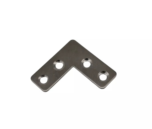 10 Stück L-Blech Edelstahl 40x40x15mm Eckwinkel Holzverbinder Lochblech