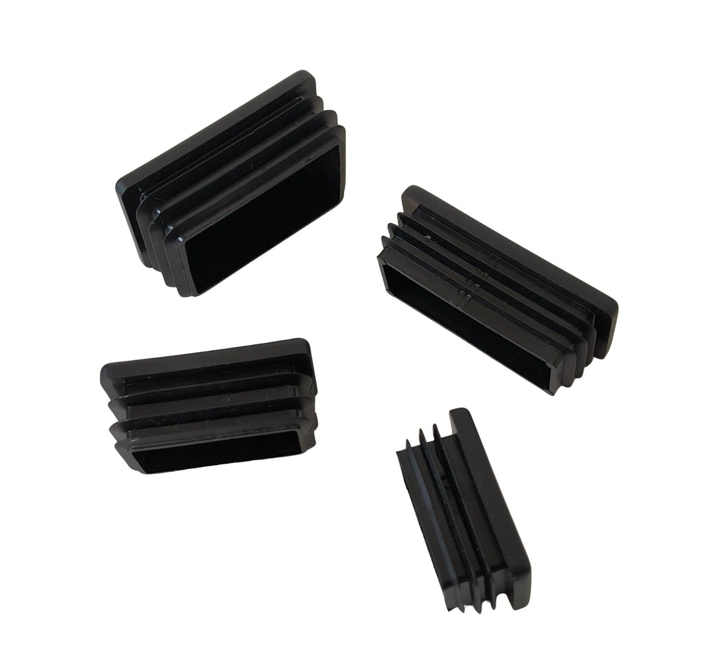 Lamellenstopfen Endkappe Abdeckkappe rechteckig Rohrstopfen Kappe Deckel Rohr