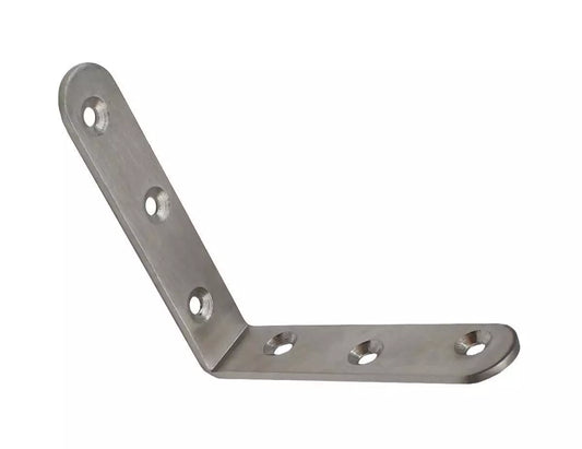 4 Stück Winkelverbinder 90x90x19mm Edelstahl Lochwinkel Verbinder Holzverbinder