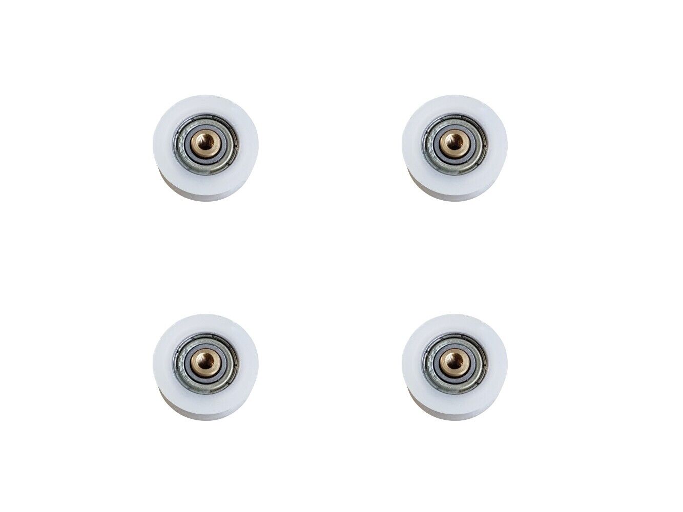 Laufrolle Lagerrolle Rolle Duschtür Tür Rollen Kugellager Rad 22mm 4 Stück